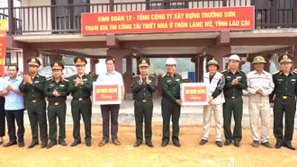 Hoàn thiện 40 căn nhà khu tái thiết Làng Nủ trước ngày 18/12