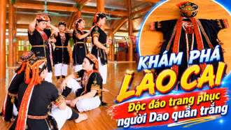 Khám phá Lào Cai: Độc đáo trang phục người Dao quần trắng