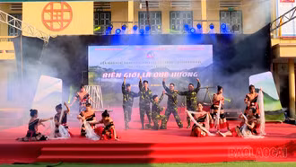Bế mạc Liên hoan Nghệ thuật quần chúng các xã, phường, thị trấn biên giới tỉnh Lào Cai lần thứ II 