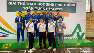 Đội Vovinam Lào Cai giành 5 huy chương tại Giải Thể thao học sinh phổ thông toàn quốc năm 2025