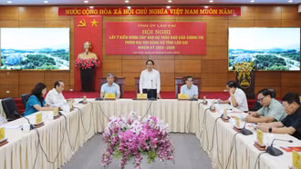 Lấy ý kiến vào dự thảo Báo cáo chính trị Đại hội Đảng bộ tỉnh Lào Cai, nhiệm kỳ 2025 - 2030