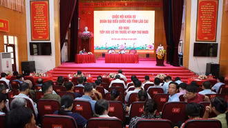 Đoàn đại biểu Quốc hội tỉnh tiếp xúc cử tri tại khu vực cụm xã Bát Xát