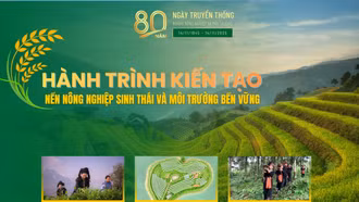Hành trình kiến tạo nền nông nghiệp sinh thái và môi trường bền vững 