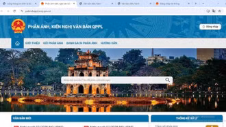 Thử nghiệm Hệ thống tiếp nhận, xử lý phản ánh, kiến nghị về văn bản quy phạm pháp luật
