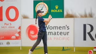 Golfer Lê Chúc An lọt tốp 10 sau vòng 1 giải vô địch Nghiệp dư nữ châu Á - Thái Bình Dương 2025