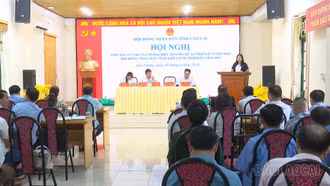 Tổ đại biểu số 8 HĐND tỉnh Lào Cai tiếp xúc cử tri tại 4 xã