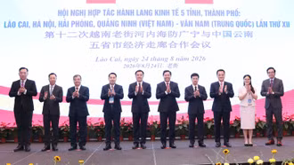 Hội nghị hợp tác hành lang kinh tế 5 tỉnh, thành phố Lào Cai - Hà Nội - Hải Phòng - Quảng Ninh (Việt Nam) và Vân Nam (Trung Quốc) lần thứ XII