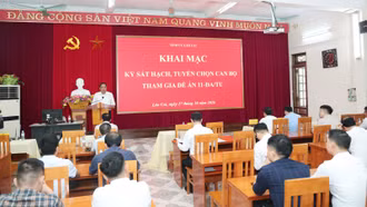 27 thí sinh dự kỳ thi sát hạch, tuyển chọn cán bộ tham gia Đề án 11