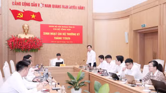 Bí thư Tỉnh ủy Dương Quốc Huy: Chi bộ Tổng hợp tăng cường lãnh đạo việc đôn đốc thực hiện các kết luận của Thường trực Tỉnh ủy