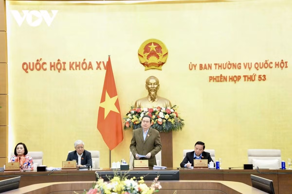 Phiên họp thứ 53 của Ủy ban Thường vụ Quốc hội.