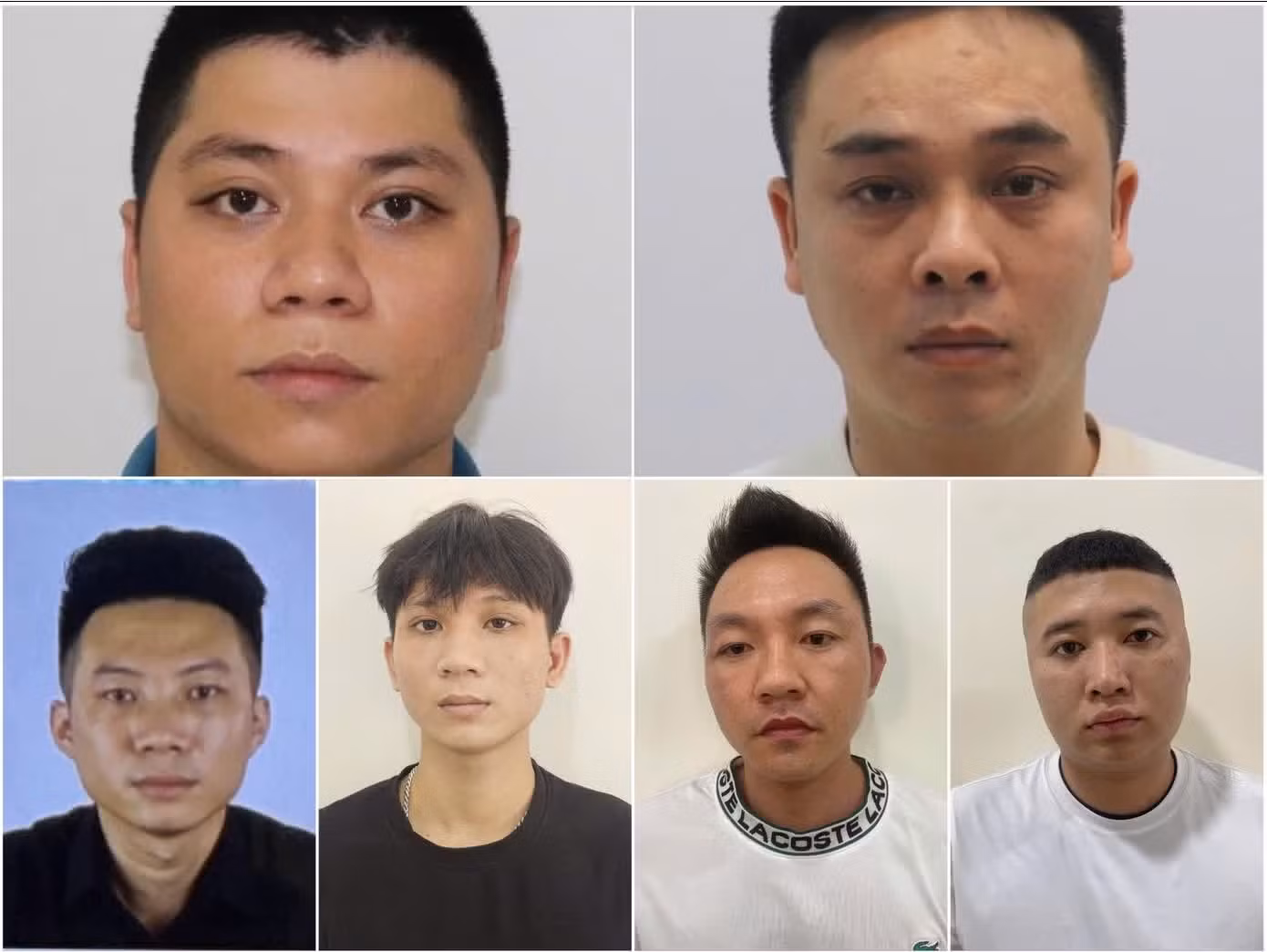 Các đối tượng trong vụ án.