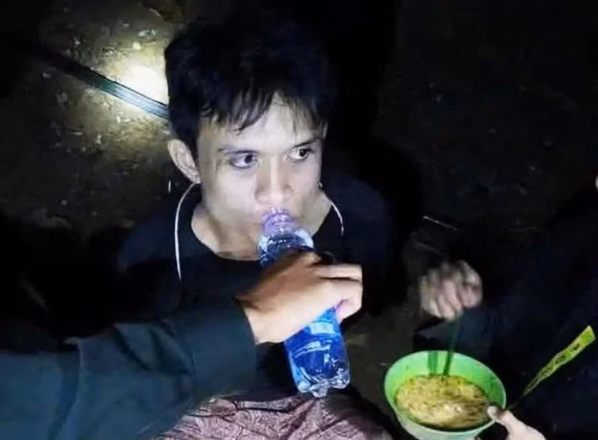 Phạm nhân Võ Hoàng Duy tại thời điểm bị bắt giữ trong đêm 28/10/2026.