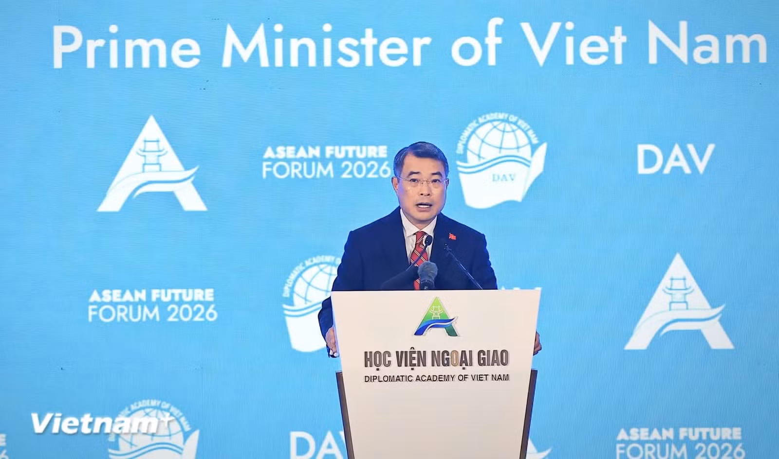 Thủ tướng Chính phủ Lê Minh Hưng phát biểu khai mạc.