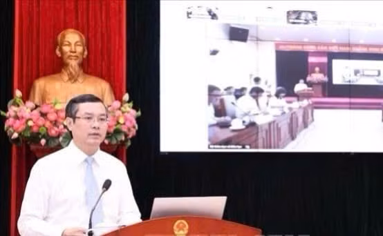Thứ trưởng Nguyễn Văn Phúc phát biểu tại hội nghị.
