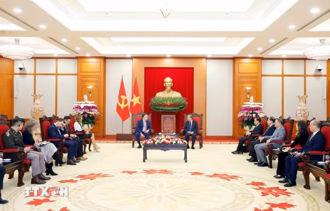Tổng Bí thư Tô Lâm tiếp Đại sứ Hoa Kỳ tại Việt Nam Marc Evans Knapper.