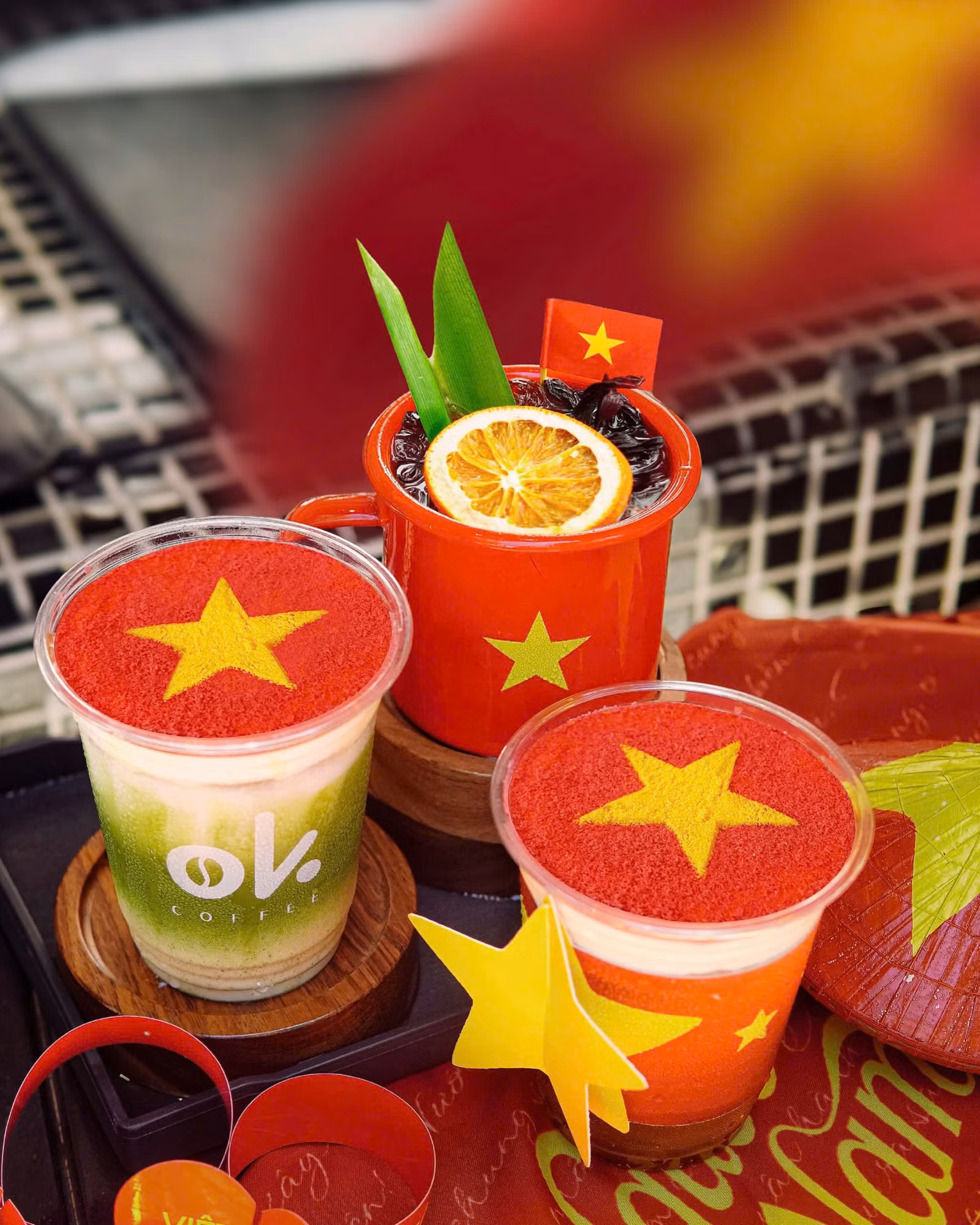 Các đồ uống trong dịp này cũng được lên ý tưởng sáng tạo độc đáo