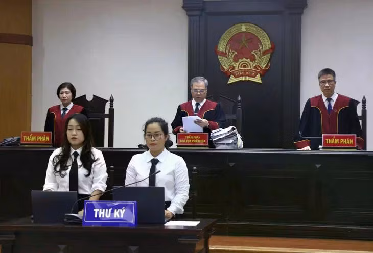 Hội đồng xét xử phúc thẩm - Ảnh: DANH TRỌNG