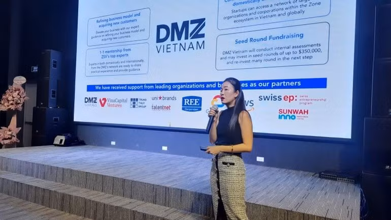 Chuyên gia phát biểu tại hội thảo.
