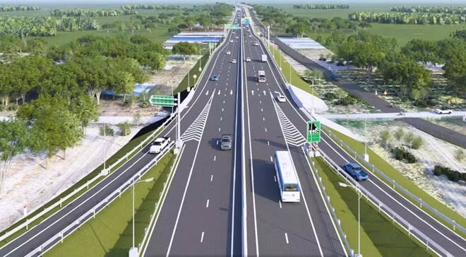 Phối cảnh Dự án đầu tư xây dựng đường Vành đai 4 TPHCM qua Bình Dương.