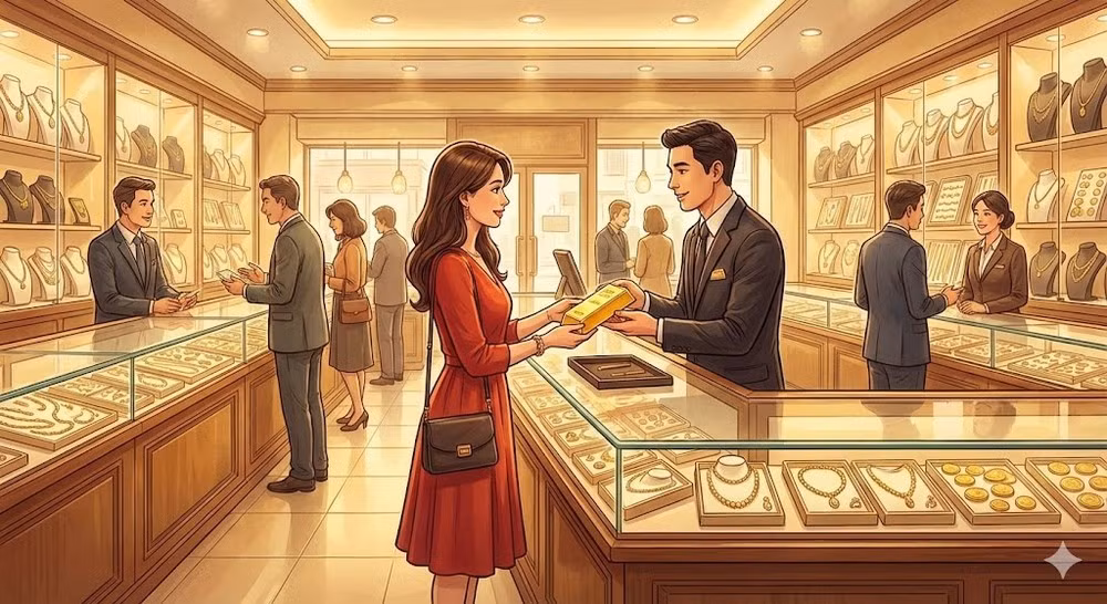 Đối tượng bị xử phạt và tịch thu vàng là các tổ chức, cá nhân có hành vi vi phạm trong hoạt động kinh doanh vàng. Ảnh minh họa: AI