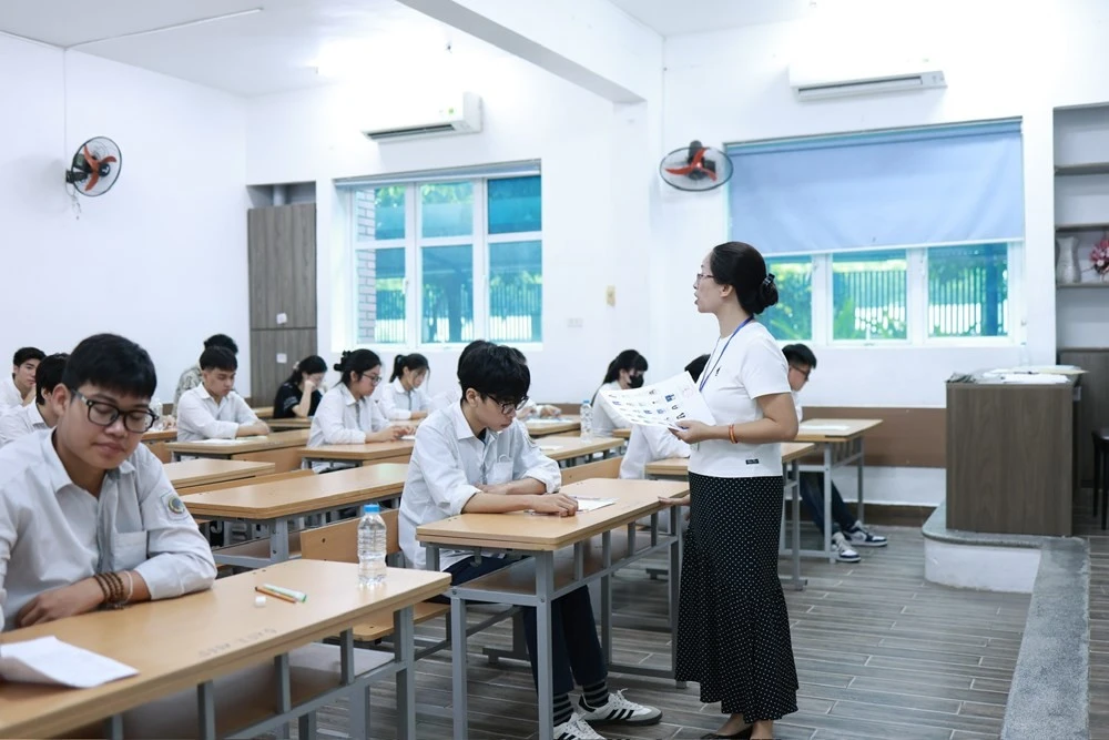 Thí sinh dự thi tốt nghiệp THPT.