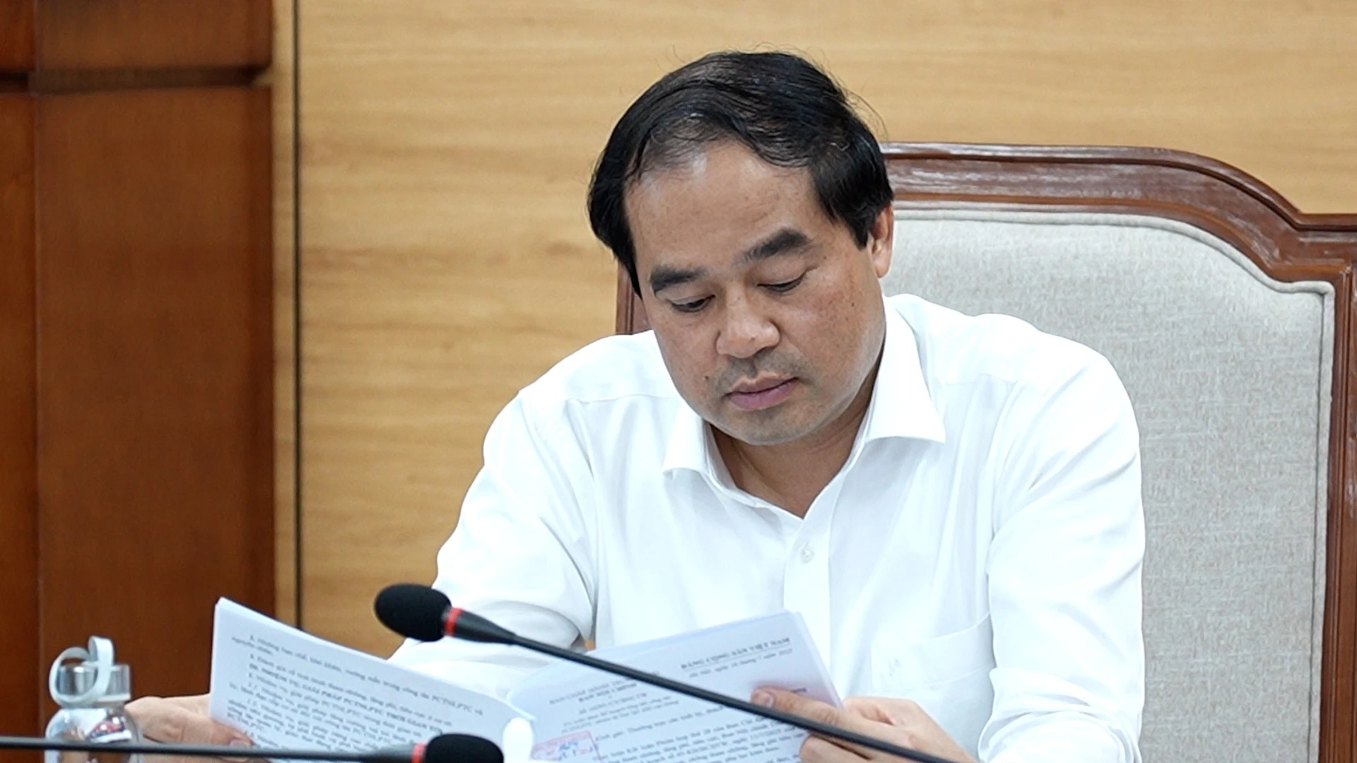 Đồng chí Trịnh Xuân Trường, Bí thư Tỉnh ủy, Chủ tịch HĐND tỉnh, Trưởng Ban Chỉ đạo Phòng chống tham nhũng, lãng phí tiêu cực tỉnh Lào Cai.