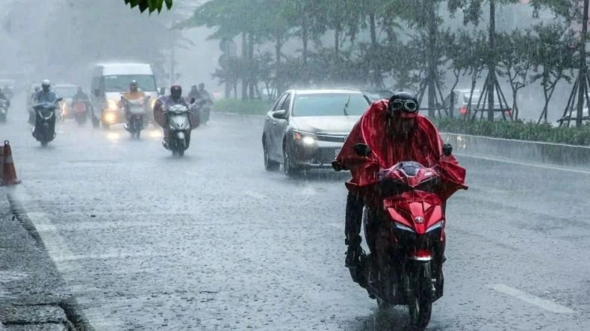 Nhiều nơi trên cả nước có mưa rào và dông.