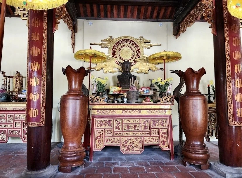 Nhà lưu niệm Tổng Bí thư Nguyễn Văn Linh tại thôn Yên Phú, xã Giai Phạm, huyện Yên Mỹ, tỉnh Hưng Yên. Ảnh: BÌNH AN