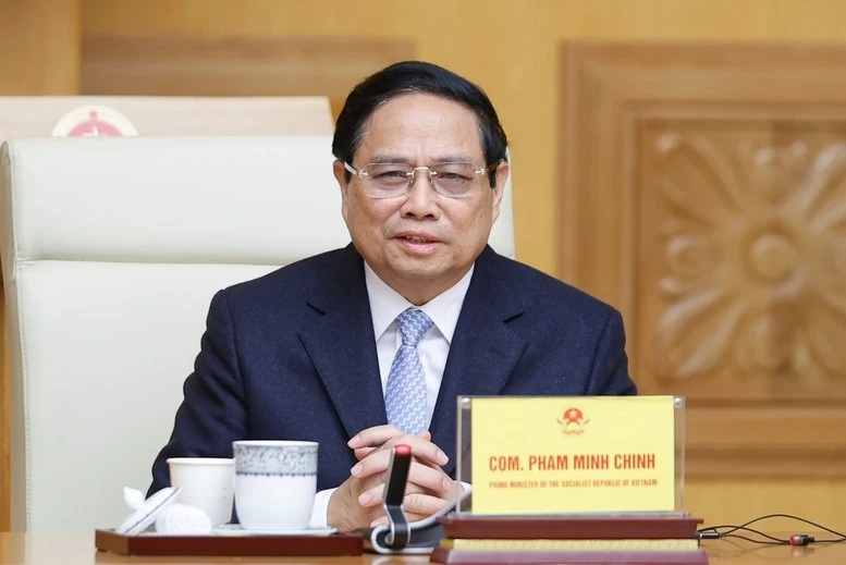 Thủ tướng khẳng định Chính phủ Việt Nam cam kết bảo đảm khu vực kinh tế có vốn đầu tư nước ngoài là hợp phần quan trọng của kinh tế Việt Nam - Ảnh: VGP/Nhật Bắc