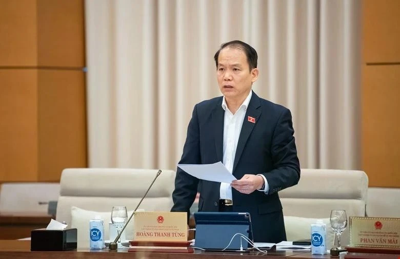 Chủ nhiệm Ủy ban Pháp luật và Tư pháp Hoàng Thanh Tùng.