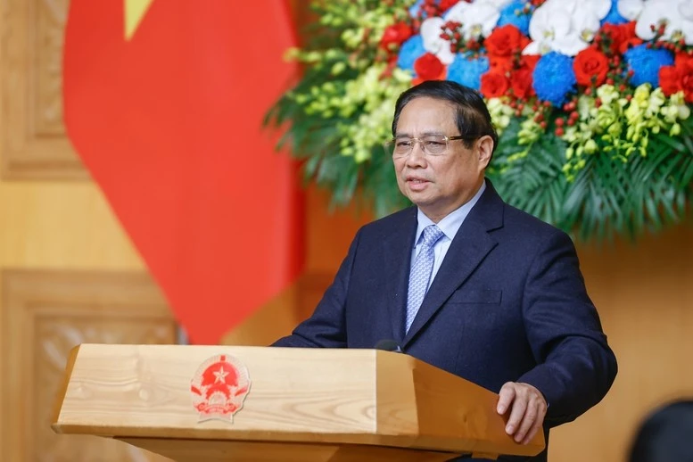 Thủ tướng cảm ơn phía Hàn Quốc, các doanh nghiệp Hàn Quốc đã luôn đồng hành, hợp tác "chia ngọt sẻ bùi" với phía Việt Nam trong suốt thời gian qua - Ảnh: VGP/Nhật Bắc