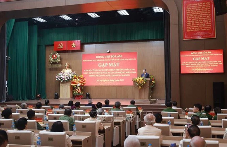 Tổng Bí thư Tô Lâm phát biểu. Ảnh: Thống Nhất/TTXVN