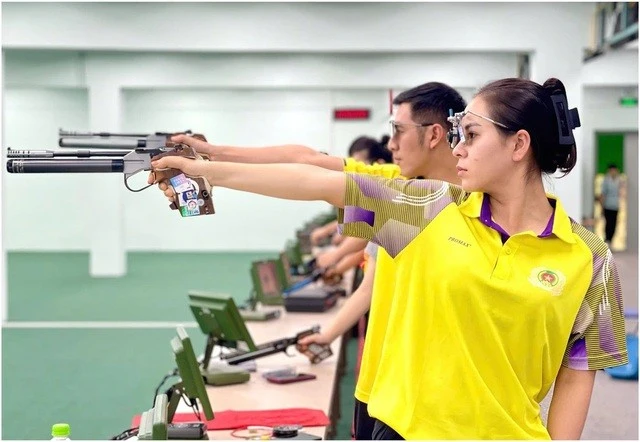 Tuyển Bắn súng Việt Nam bước vào tranh tài tại giải Bắn súng Cup châu Á 2025.
