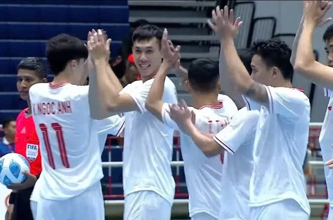 Tuyển futsal Việt Nam thắng hủy diệt Brunei tại lượt trận thứ 3 bảng A giải futsal Đông Nam Á 2024.