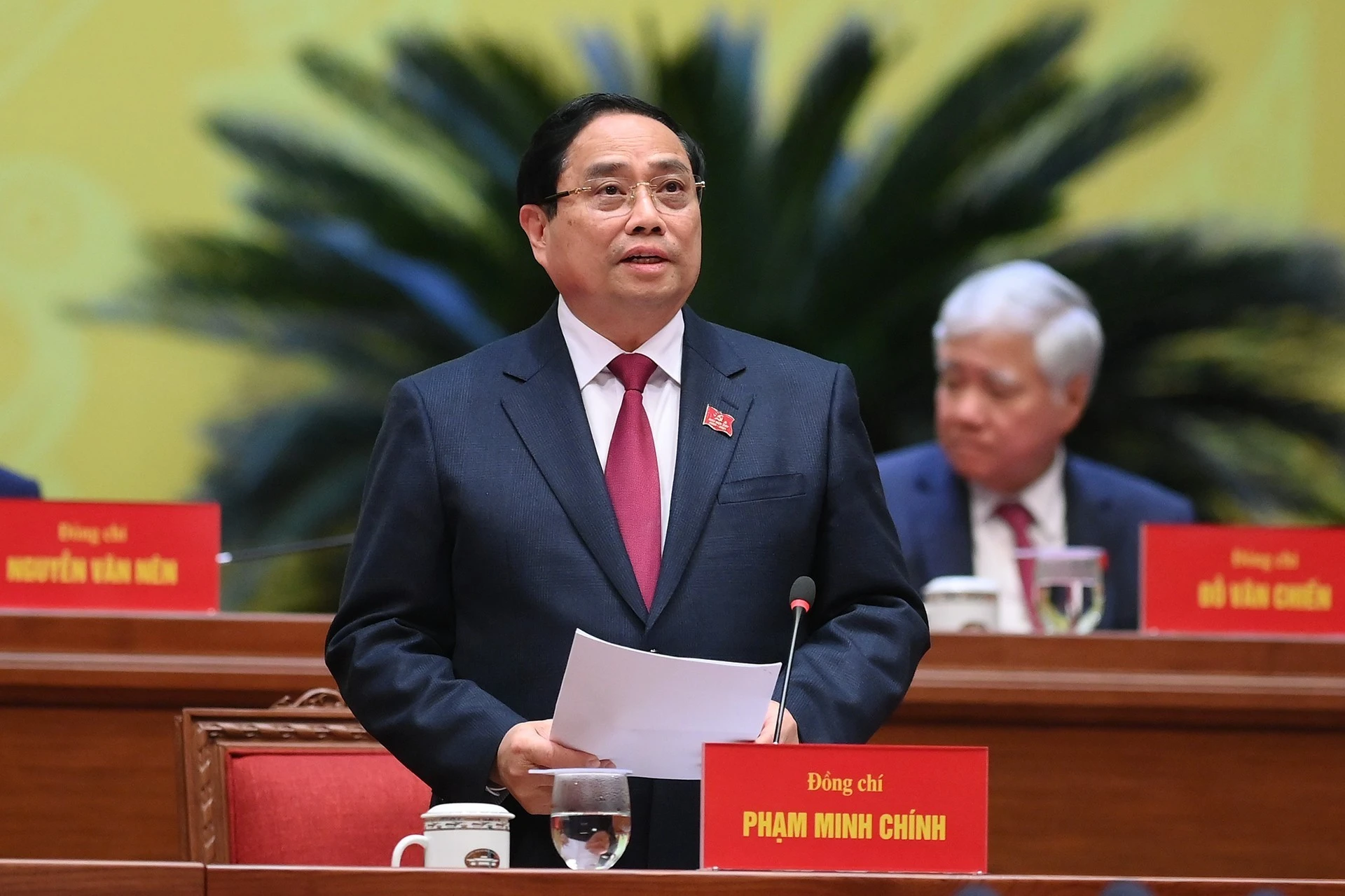 Thủ tướng Phạm Minh Chính điều hành phiên bế mạc.