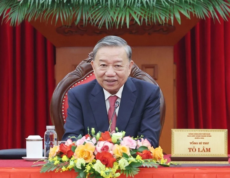 Tổng Bí thư Tô Lâm điện đàm với Tổng thống Hoa Kỳ Donald Trump ngày 2/7/2025.