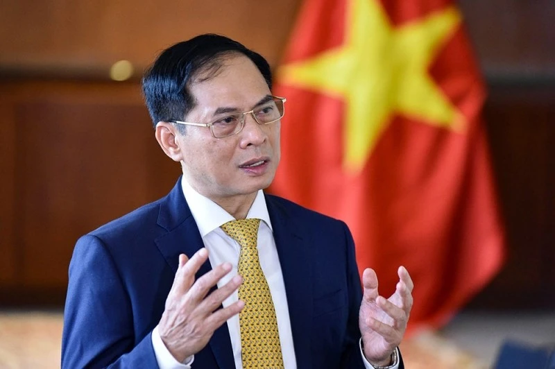 Ủy viên Trung ương Đảng, Phó Thủ tướng, Bộ trưởng Ngoại giao Bùi Thanh Sơn.