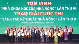 Lào Cai có 2 cá nhân được tôn vinh tại Chương trình “Nhà khoa học của nhà nông”