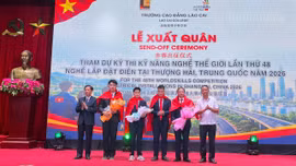 Sinh viên đầu tiên của Trường Cao đẳng Lào Cai tham dự Kỳ thi Kỹ năng nghề thế giới lần thứ 48