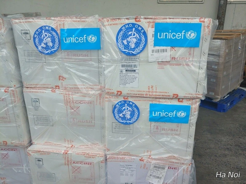 185.700 liều vaccine DTP-VGB-Hib đã về Việt Nam.