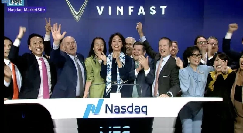 Với sự kiện niêm yết ở Mỹ, VinFast thể hiện vai trò tiên phong tiến ra thị trường vốn quốc tế.