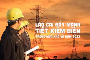 Lào Cai đẩy mạnh tiết kiệm điện trong mùa khô và năm 2023