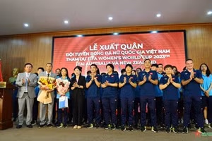 Đội tuyển bóng đá nữ xuất quân tham dự Vòng Chung kết World Cup