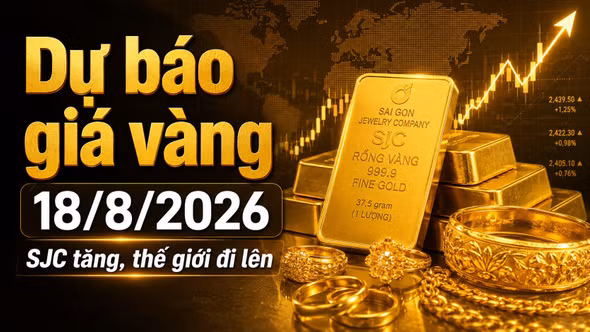 Giá vàng hôm nay 18/8: SJC, BTMC, DOJI, PNJ tăng theo giá vàng thế giới?