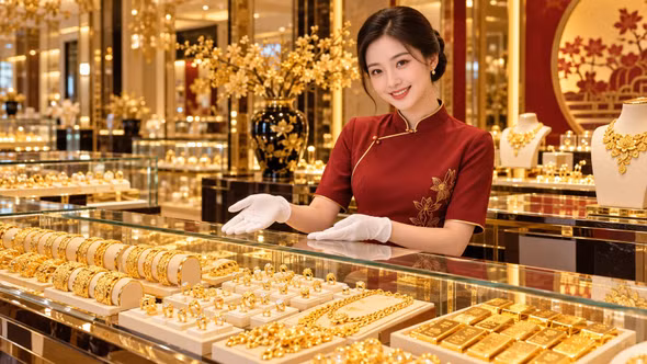 Giá vàng hôm nay 9/10: SJC đi ngang, vàng thế giới bật tăng