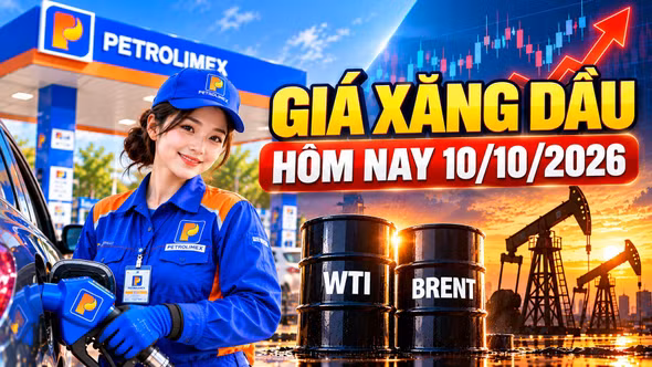 Giá xăng dầu hôm nay 10/10/2026: Dầu thế giới tiếp tục tăng