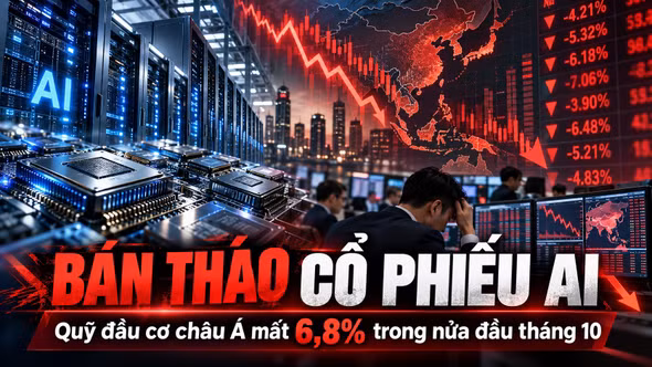 Bán tháo cổ phiếu AI khiến các quỹ đầu cơ châu Á chịu thiệt hại nặng
