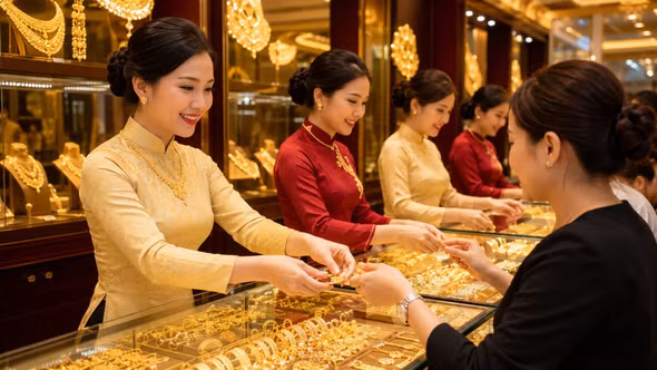 Giá vàng hôm nay 20/8: SJC lao dốc nhưng vàng thế giới tăng hơn 4%