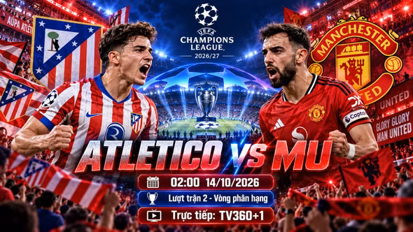 Atletico Madrid vs MU, 2h ngày 14/10: Thử thách lớn cho Quỷ đỏ