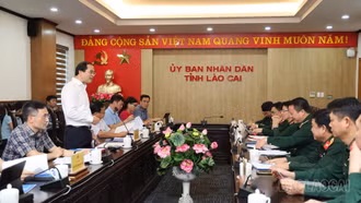 Phấn đấu vượt tiến độ thi công dự án tái thiết khu dân cư Làng Nủ và Nậm Tông
